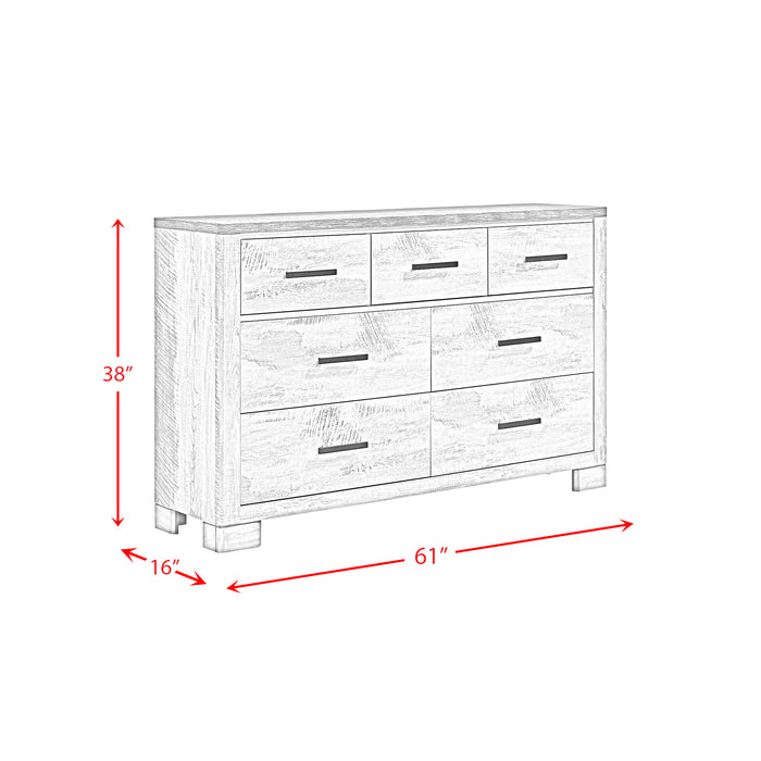 Millers Cove Dresser Two-Tone Grey (Sturdy) - Sweet Furniture (Columbus, Ohio)