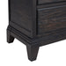 Montrose Nightstand with Charger & Sensor Light in Espresso & Brown - Sweet Furniture (Columbus, Ohio)