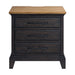 Montrose Nightstand with Charger & Sensor Light in Espresso & Brown - Sweet Furniture (Columbus, Ohio)