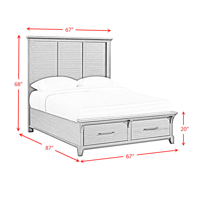 Montrose Storage Bed in Espresso & Brown - Sweet Furniture (Columbus, Ohio)