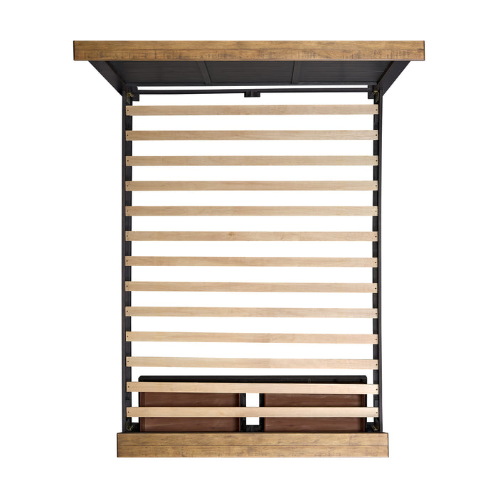 Montrose Storage Bed in Espresso & Brown - Sweet Furniture (Columbus, Ohio)