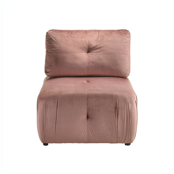 Nahla Modular Chair in Marine Rose - Sweet Furniture (Columbus, Ohio)