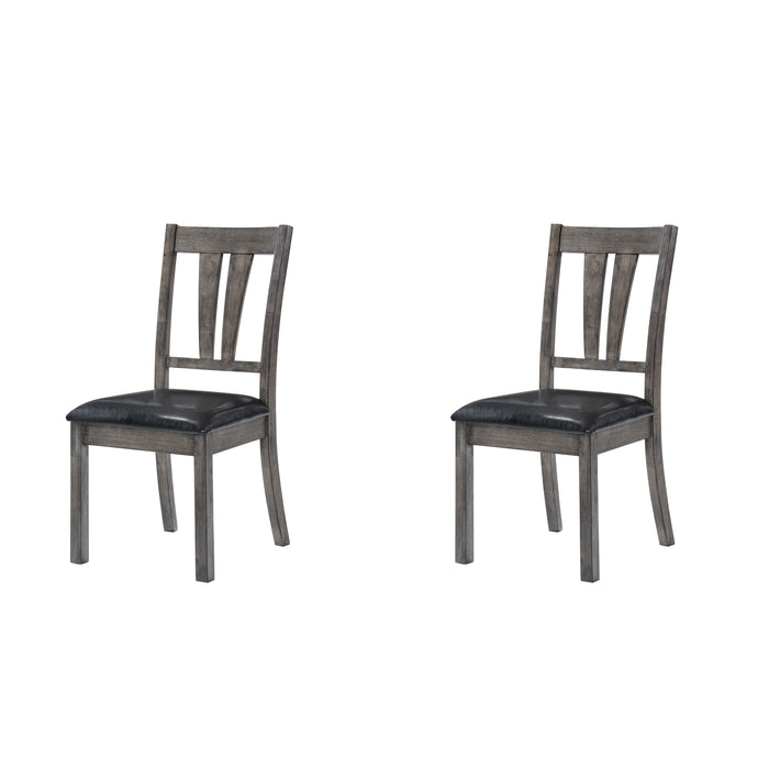 Nathan Fan Back Chair W/Pu Seat (2 Per Pack) - Sweet Furniture (Columbus, Ohio)