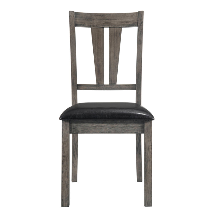 Nathan Fan Back Chair W/Pu Seat (2 Per Pack) - Sweet Furniture (Columbus, Ohio)