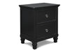 TAMARACK NIGHTSTAND- BLACK - Sweet Furniture (Columbus, Ohio)