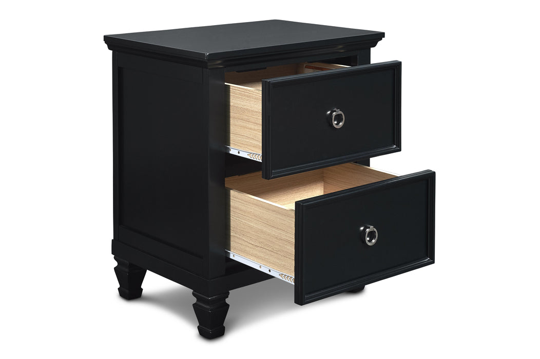 TAMARACK NIGHTSTAND- BLACK - Sweet Furniture (Columbus, Ohio)