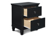 TAMARACK NIGHTSTAND- BLACK - Sweet Furniture (Columbus, Ohio)
