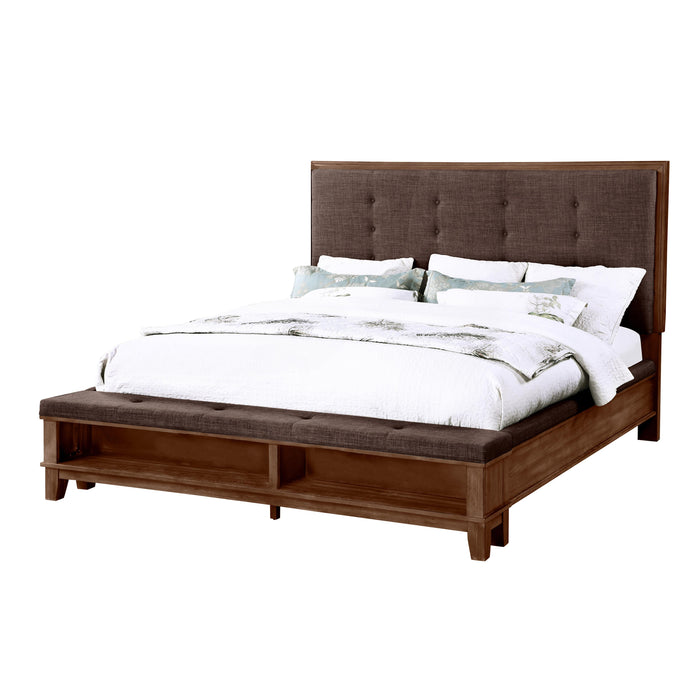 CAGNEY Eastern King-California King EK/K FOOTBOARD & SLATS - CHESTNUT - Sweet Furniture (Columbus, Ohio)