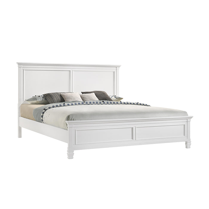 TAMARACK Eastern King/California King EK/WK HEADBOARD, FOOTBOARD & SLATS- WHITE