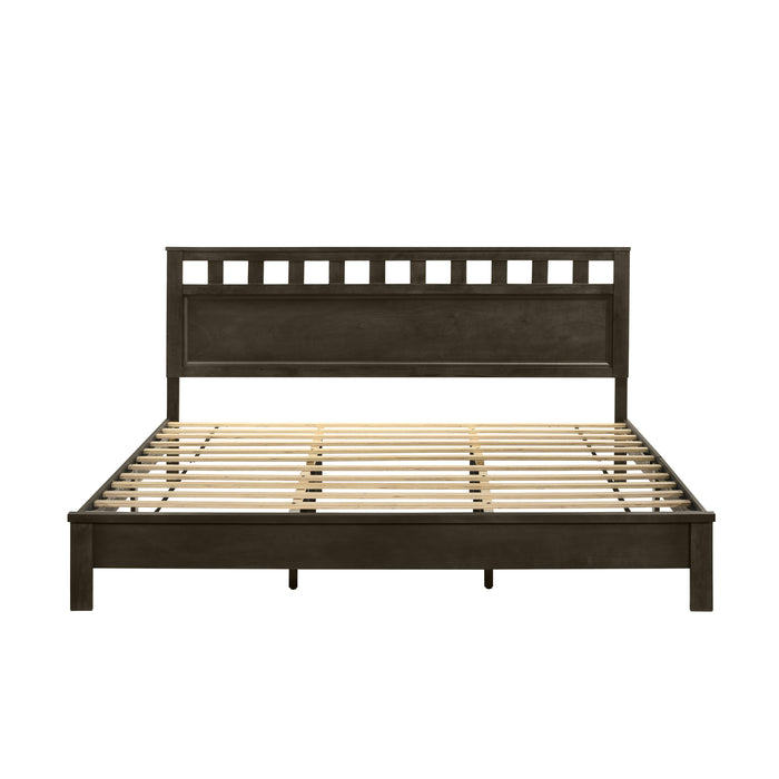 PISCES 5/0 Q PANEL BED-HB/FB/RAILS-GRAY