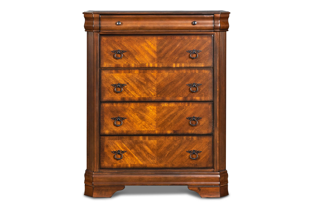 SHERIDAN CHEST- BURNISHED CHERRY