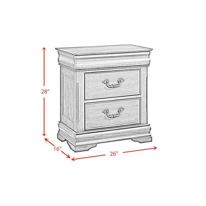 Northridge 3-Drawer Nightstand in Cherry - Sweet Furniture (Columbus, Ohio)