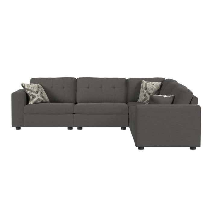 Options One LHF Chair in Palmer Plus Ash with 1 Pillow 20"ÔøΩ