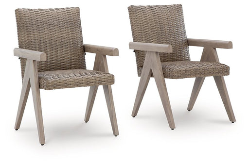 Cliff Trails Outdoor Arm Chair (Set of 2) - Sweet Furniture (Columbus, Ohio)
