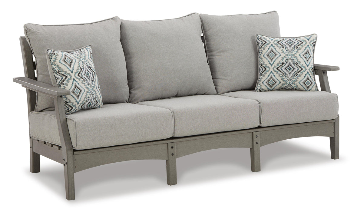 Visola Outdoor Sofa and Loveseat Set - Sweet Furniture (Columbus, Ohio)