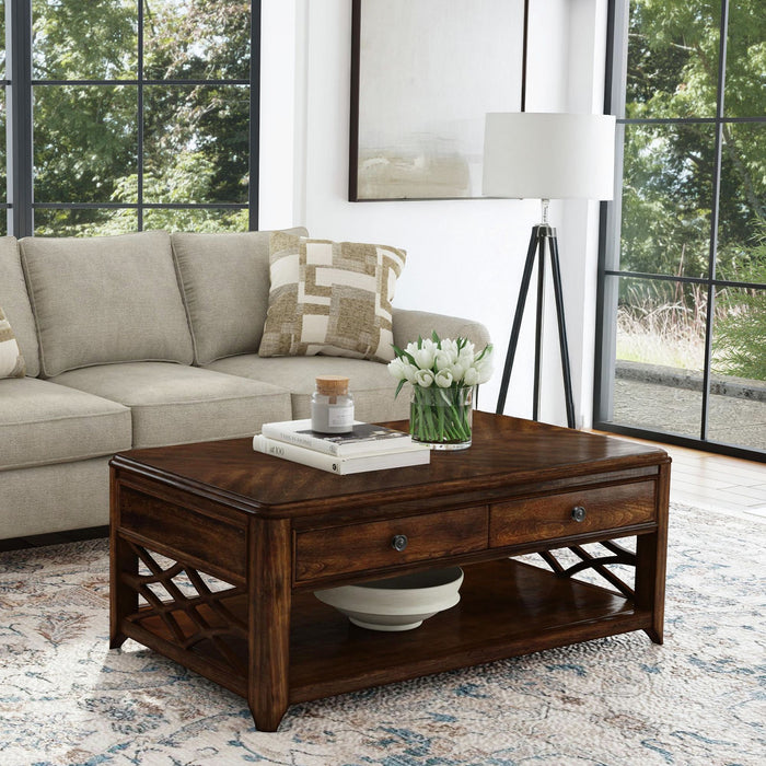 Phillipe Lift-Top Coffee Table in Cherry - Sweet Furniture (Columbus, Ohio)