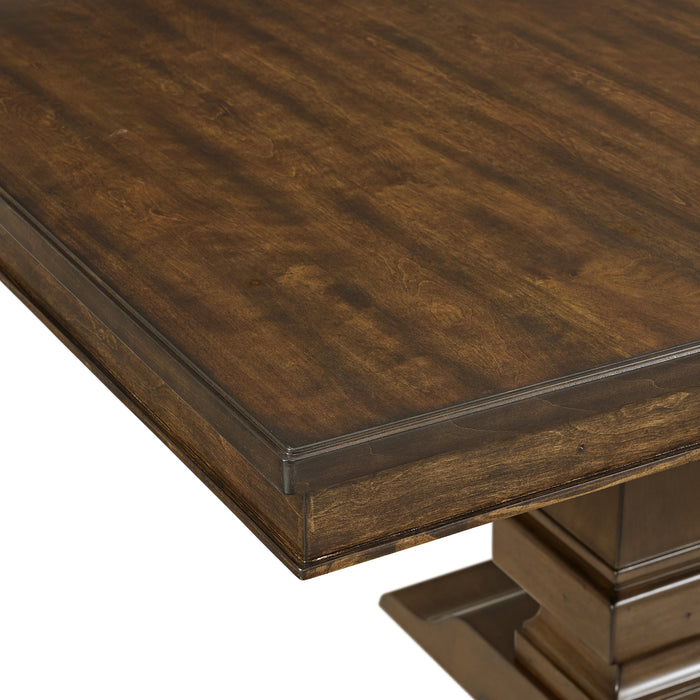 Phillipe Dining Table with with 18" Leaf in Cherry - Sweet Furniture (Columbus, Ohio)