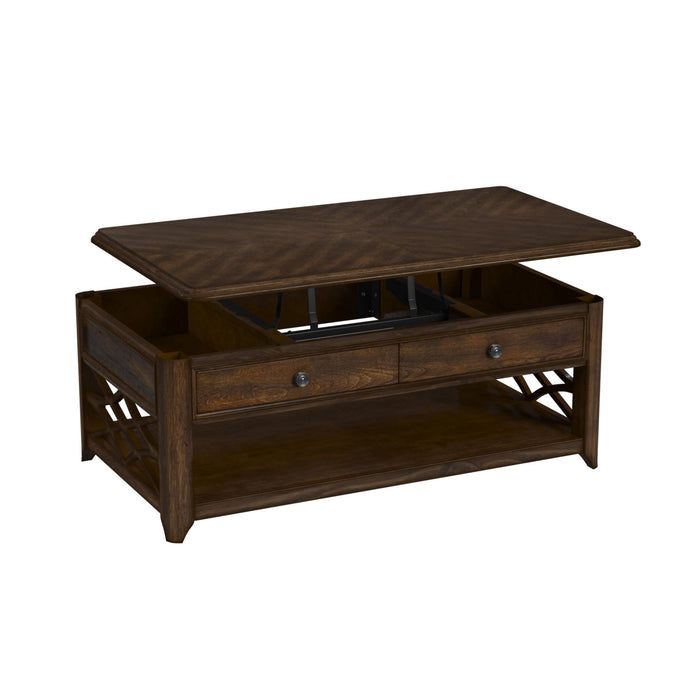Phillipe Lift-Top Coffee Table in Cherry - Sweet Furniture (Columbus, Ohio)