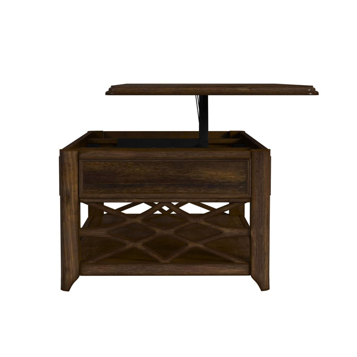 Phillipe Lift-Top Coffee Table in Cherry - Sweet Furniture (Columbus, Ohio)