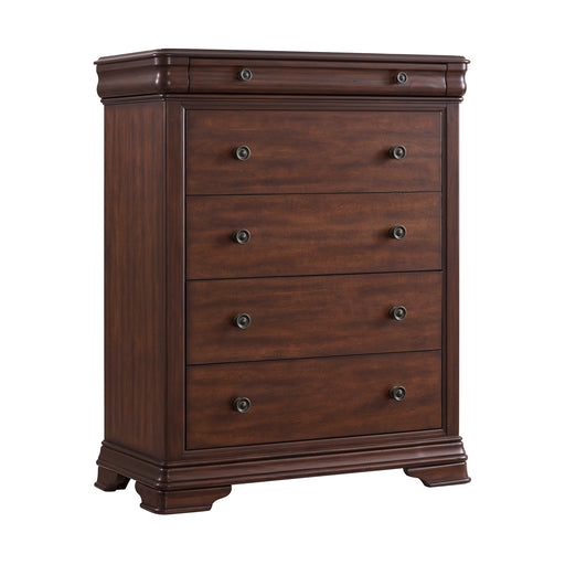 Phillipe 5-Drawer Chest in Cherry - Sweet Furniture (Columbus, Ohio)