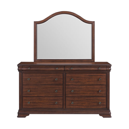 Phillipe Dresser & Mirror Set in Cherry - Sweet Furniture (Columbus, Ohio)
