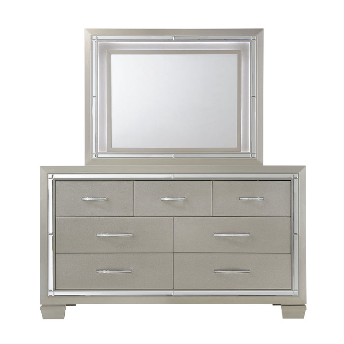 Platinum Dresser&Mirror Set - Sweet Furniture (Columbus, Ohio)