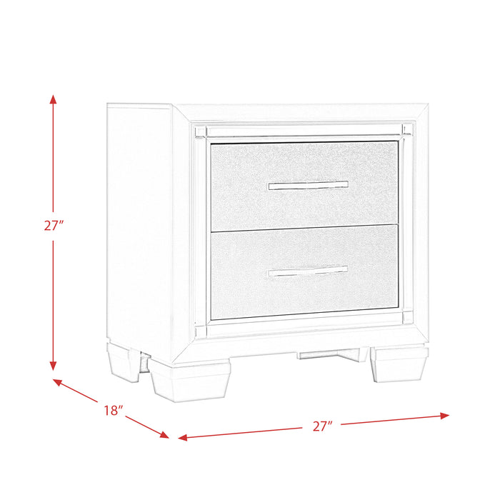 Platinum Platform Storage Bedroom Set - Sweet Furniture (Columbus, Ohio)