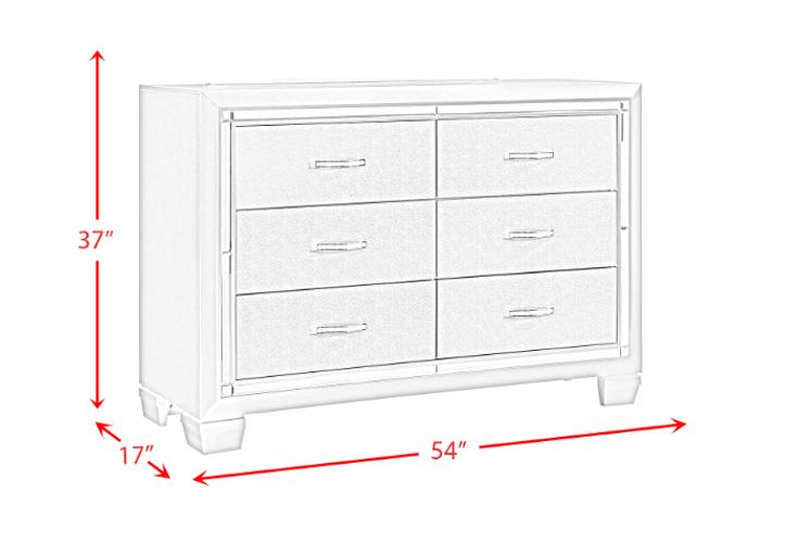 Platinum Youth Dresser - Sweet Furniture (Columbus, Ohio)