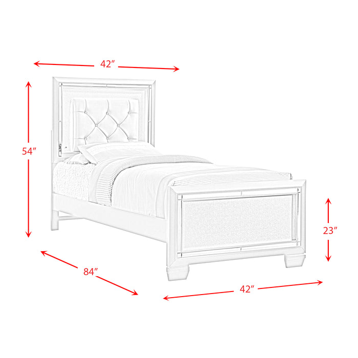 PLATINUM YOUTH PLATFORM BEDROOM SET - Sweet Furniture (Columbus, Ohio)