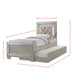 Platinum Youth Twin Platform Bed w/ Trundle - Sweet Furniture (Columbus, Ohio)