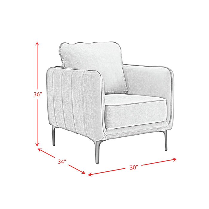 Rae Chair in Lavish 152 Purple Velvet - Sweet Furniture (Columbus, Ohio)