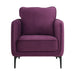Rae Chair in Lavish 152 Purple Velvet - Sweet Furniture (Columbus, Ohio)