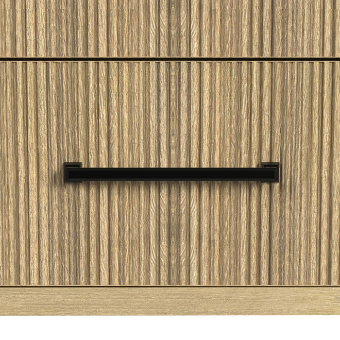 Ridgemont 2-Drawer Nightstand with USB in Natural