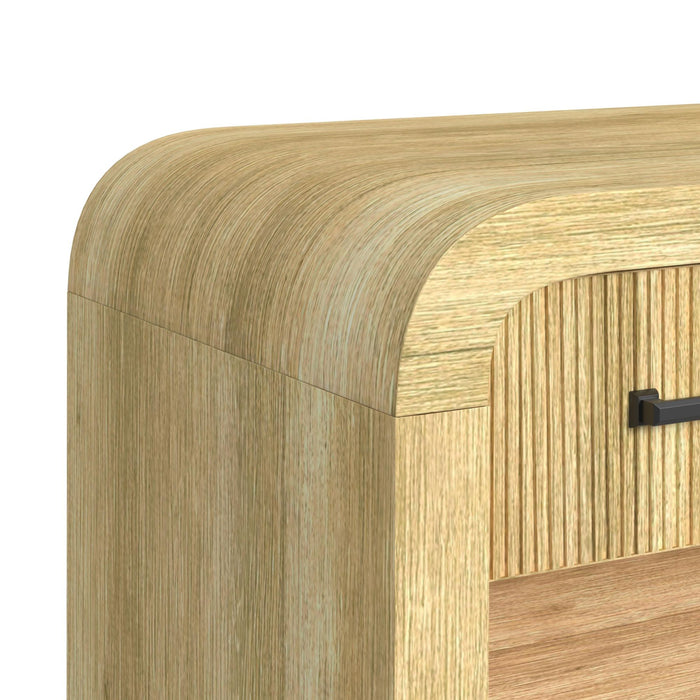 Ridgemont Dressing Table and Mirror in Natural - Sweet Furniture (Columbus, Ohio)