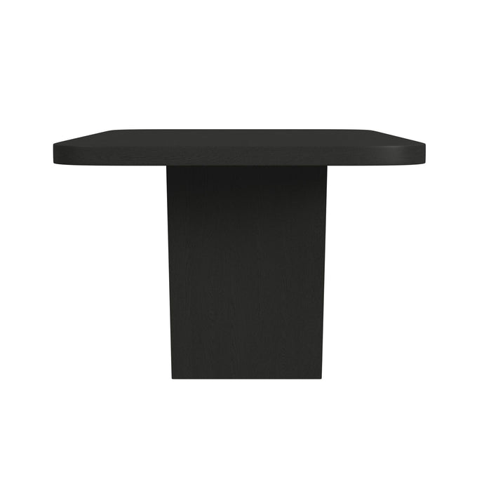 Ridgemont Rectangular Dining Table in Black with Grain