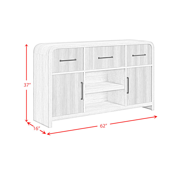 Ridgemont Server in Natural - Sweet Furniture (Columbus, Ohio)