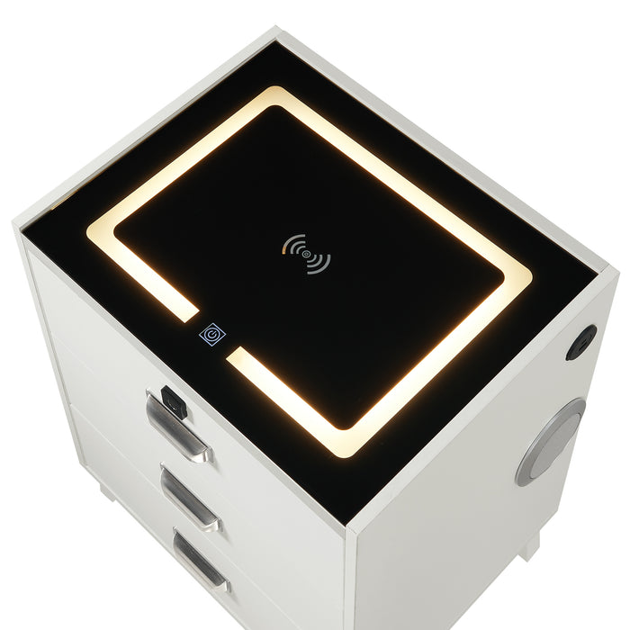 Rio Nightstand with Electronic Features - Sweet Furniture (Columbus, Ohio)