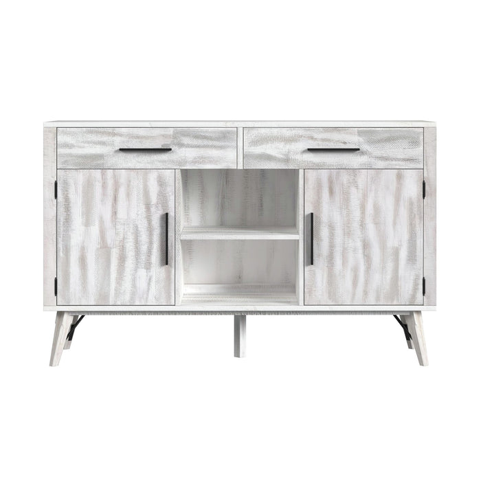 Rogen Rustic Buffet in Rustic White - Sweet Furniture (Columbus, Ohio)