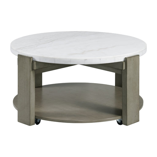 Rosamel Round Coffee Table in Ash Brown - Sweet Furniture (Columbus, Ohio)