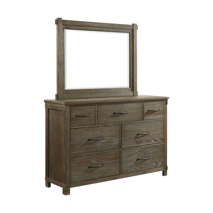 Scott 7-Drawer Dresser with Mirror Set - Sweet Furniture (Columbus, Ohio)