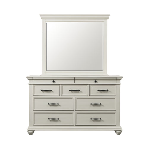 Slater 9-Drawer Dresser with Mirror - Sweet Furniture (Columbus, Ohio)