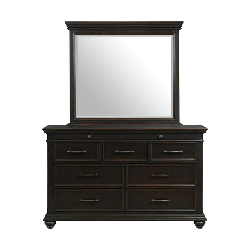 Slater Dresser & Mirror Set Black - Sweet Furniture (Columbus, Ohio)