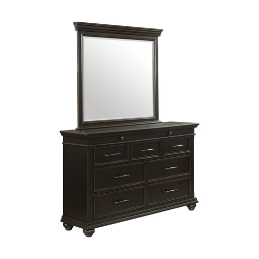 Slater Dresser & Mirror Set Black - Sweet Furniture (Columbus, Ohio)
