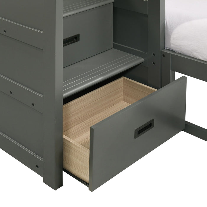 Sami Over Step Bunk with Left HB - Sweet Furniture (Columbus, Ohio)