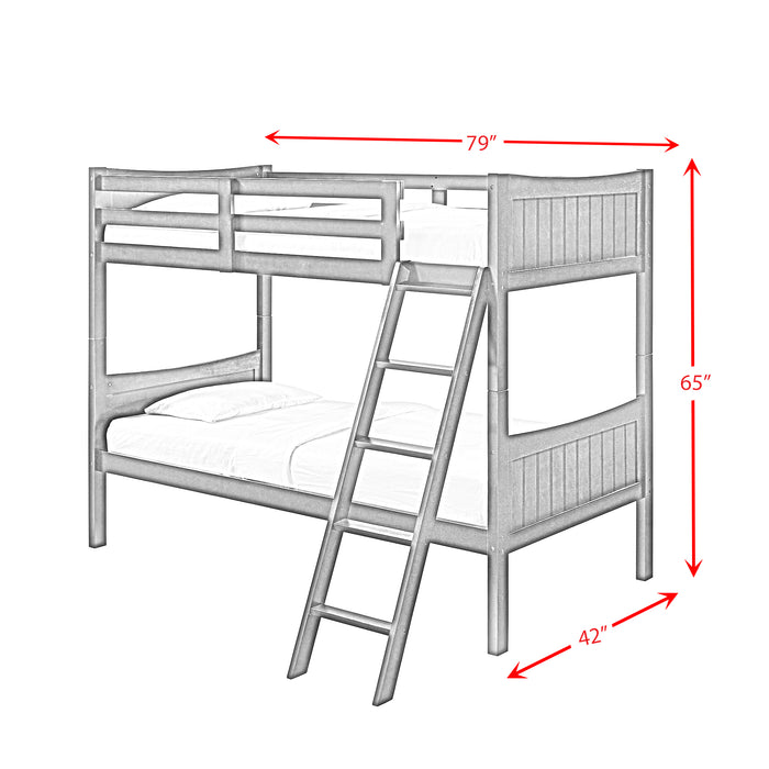 Sami Over Bunk Grey - Sweet Furniture (Columbus, Ohio)