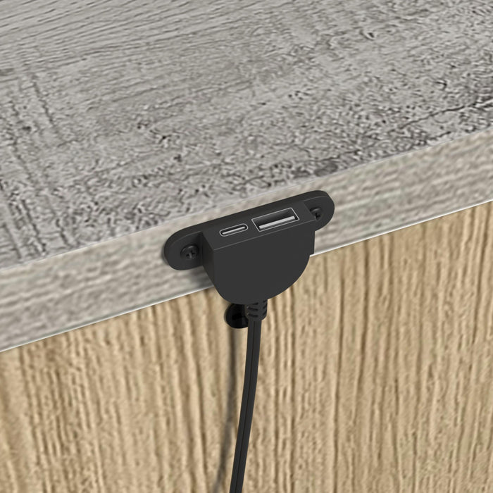 San Matteo Bedroom Set with LED - Sweet Furniture (Columbus, Ohio)