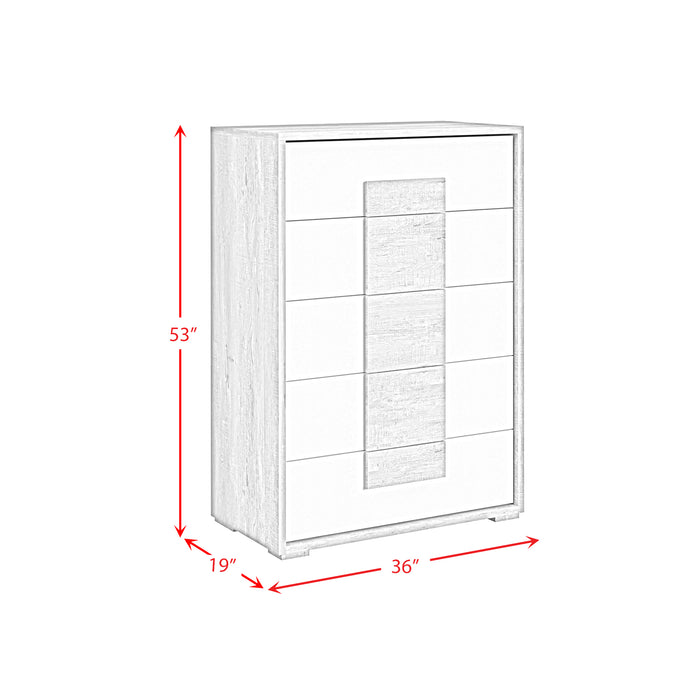 San Matteo Bedroom Set with LED - Sweet Furniture (Columbus, Ohio)