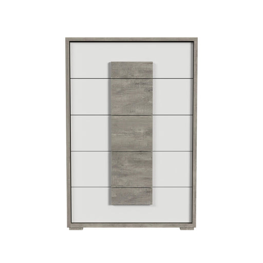 San Matteo 5-Drawer Chest in Dual Tone - Sweet Furniture (Columbus, Ohio)