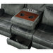 Sorrento Motion Sofa with Dropdown in FB367 Charcoal - Sweet Furniture (Columbus, Ohio)