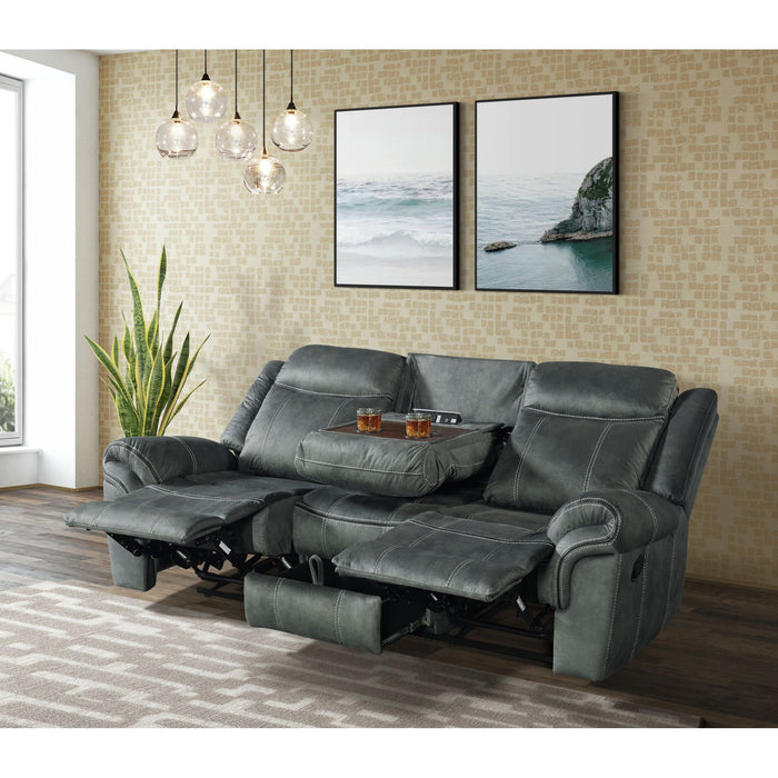 Sorrento Motion Sofa with Dropdown in FB367 Charcoal - Sweet Furniture (Columbus, Ohio)